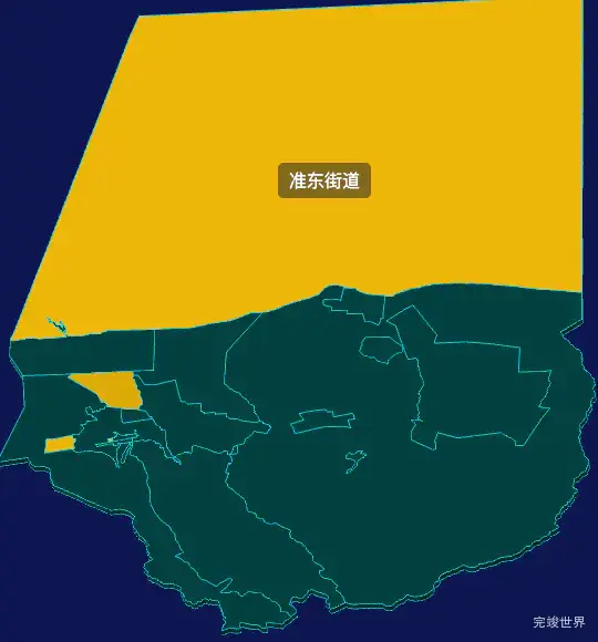 threejs昌吉回族自治州阜康市geoJson地图3d地图指定区域闪烁