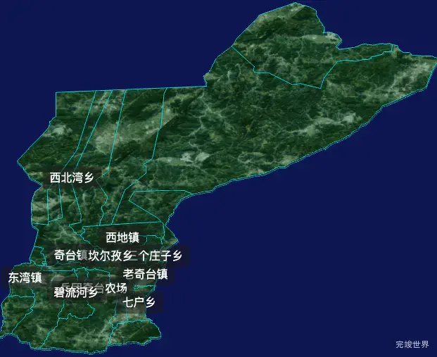 threejs昌吉回族自治州奇台县geoJson地图3d地图