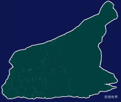 threejs昌吉回族自治州木垒哈萨克自治县geoJson地图3d地图添加描边效果