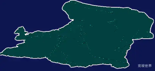 threejs博尔塔拉蒙古自治州精河县geoJson地图3d地图添加描边效果
