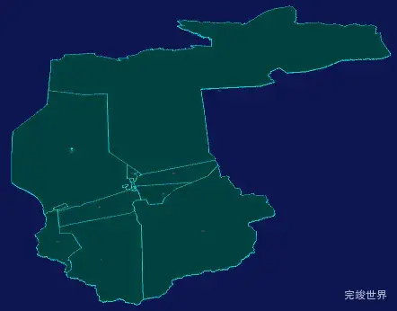 threejs巴音郭楞蒙古自治州且末县geoJson地图3d地图添加旋转棱锥