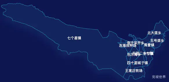 echarts巴音郭楞蒙古自治州焉耆回族自治县geoJson地图地图下钻展示