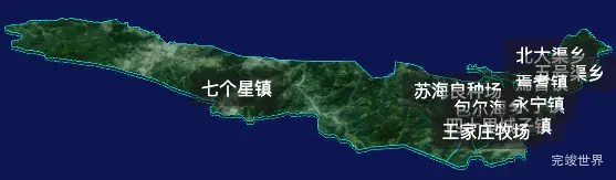 threejs巴音郭楞蒙古自治州焉耆回族自治县geoJson地图3d地图自定义贴图加CSS2D标签