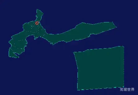 threejs阿克苏地区阿克苏市geoJson地图3d地图红色描边闪烁警报