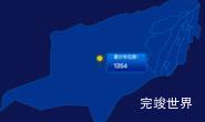 echarts阿克苏地区新和县geoJson地图点击地图插小旗实例代码