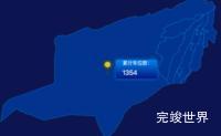 echarts阿克苏地区新和县geoJson地图点击地图插小旗实例代码