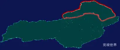 threejs克孜勒苏柯尔克孜自治州阿合奇县geoJson地图3d地图红色描边闪烁警报