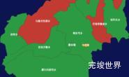 echarts克孜勒苏柯尔克孜自治州乌恰县geoJson地图tooltip自定义html实例