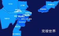 echarts喀什地区疏附县geoJson地图 visualMap控制地图颜色效果
