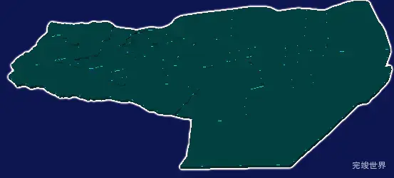 threejs喀什地区岳普湖县geoJson地图3d地图添加描边效果