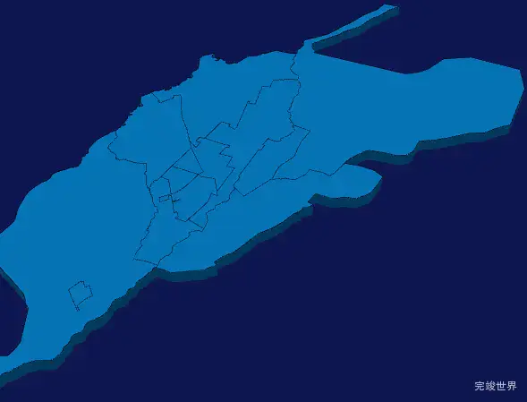 echarts和田地区和田市geoJson地图3d地图实例旋转动画