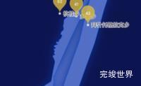 echarts和田地区洛浦县geoJson地图水滴状气泡图代码演示