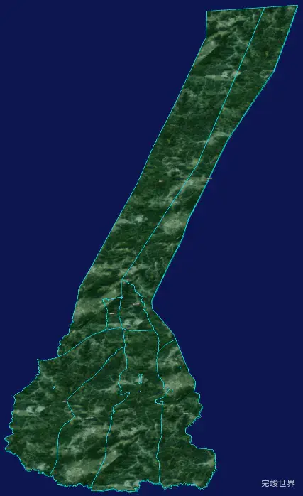 threejs和田地区策勒县geoJson地图3d地图CSS3D标签