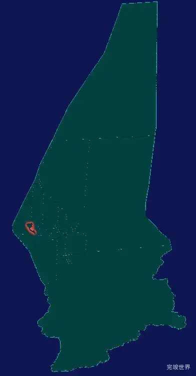 threejs和田地区于田县geoJson地图3d地图红色描边闪烁警报