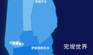 echarts和田地区民丰县geoJson地图 tooltip轮播效果