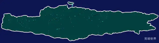 threejs伊犁哈萨克自治州新源县geoJson地图3d地图添加描边效果