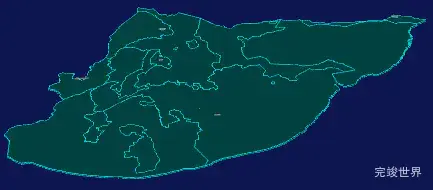 threejs塔城地区托里县geoJson地图3d地图添加旋转棱锥