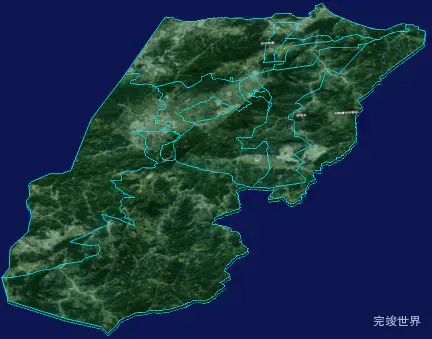 threejs塔城地区裕民县geoJson地图3d地图自定义贴图加CSS3D标签