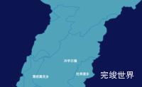 echarts阿勒泰地区布尔津县geoJson地图热力图效果