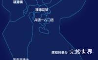 echarts阿勒泰地区福海县geoJson地图地图下钻展示实例