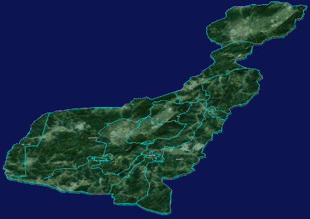 threejs阿勒泰地区哈巴河县geoJson地图3d地图CSS3D标签