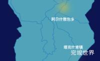 echarts阿勒泰地区青河县geoJson地图热力图实例