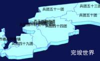 echarts图木舒克市geoJson地图3d地图实例