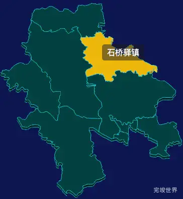 threejs荆门市东宝区geoJson地图3d地图指定区域闪烁