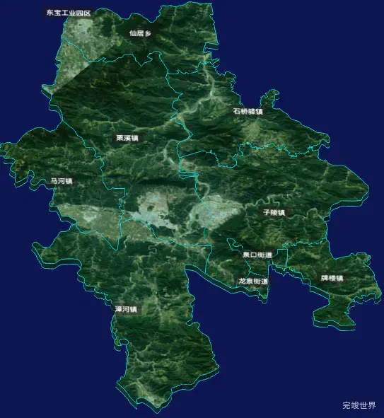 threejs荆门市东宝区geoJson地图3d地图CSS3D标签
