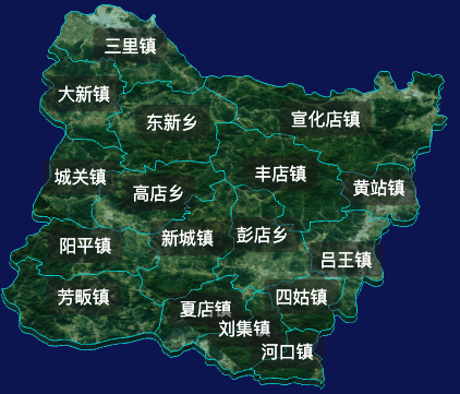 threejs孝感市大悟县geoJson地图3d地图自定义贴图加CSS2D标签