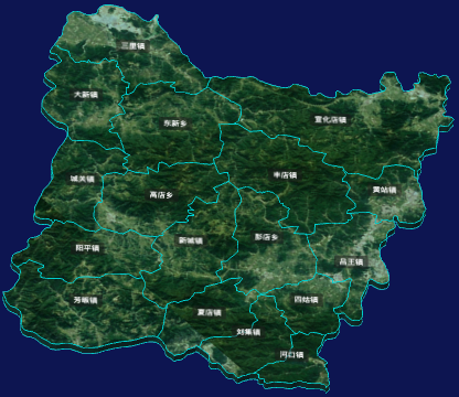 threejs孝感市大悟县geoJson地图3d地图自定义贴图加CSS3D标签