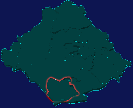threejs孝感市应城市geoJson地图3d地图红色描边闪烁警报