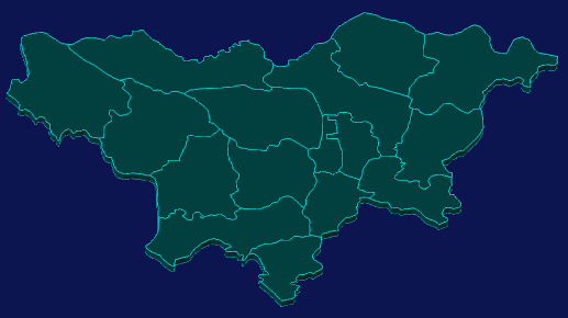 threejs孝感市安陆市geoJson地图3d地图