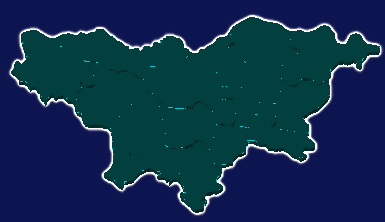 threejs孝感市安陆市geoJson地图3d地图添加描边效果