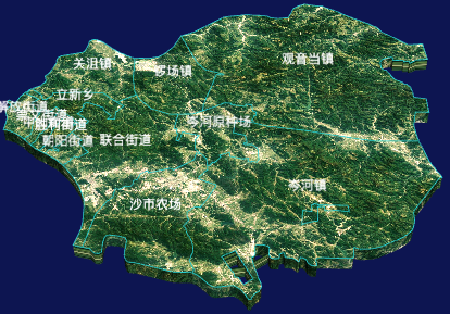 echarts荆州市沙市区geoJson地图3d地图自定义贴图-绿色地面