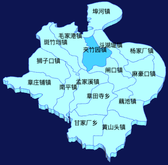 echarts荆州市公安县geoJson地图3d地图