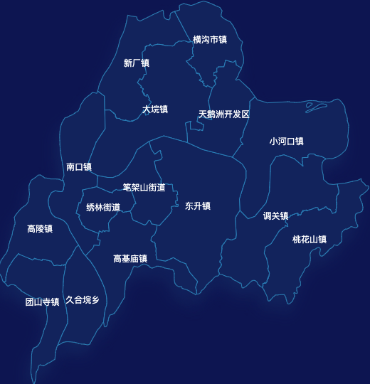 echarts荆州市石首市geoJson地图地图下钻展示