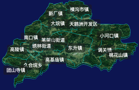 threejs荆州市石首市geoJson地图3d地图