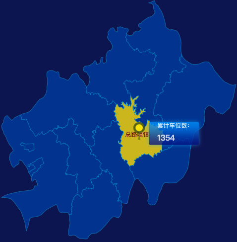 echarts黄冈市团风县geoJson地图点击地图插小旗