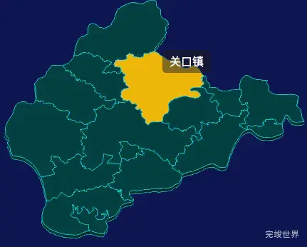 threejs黄冈市浠水县geoJson地图3d地图鼠标移入显示标签并高亮