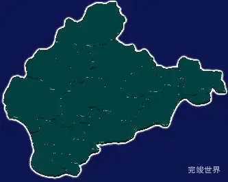 threejs黄冈市浠水县geoJson地图3d地图添加描边效果