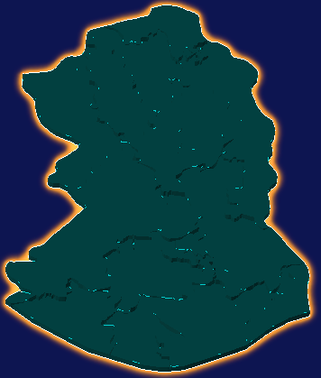 threejs黄冈市黄梅县geoJson地图3d地图添加金色效果