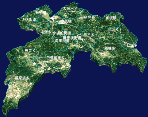 echarts恩施土家族苗族自治州恩施市geoJson地图3d地图自定义贴图-绿色地面