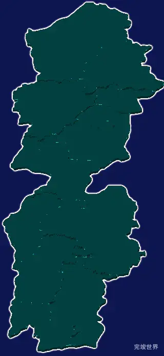threejs恩施土家族苗族自治州巴东县geoJson地图3d地图添加描边效果