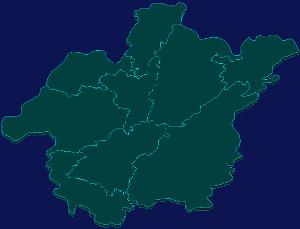 threejs恩施土家族苗族自治州宣恩县geoJson地图3d地图