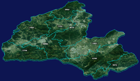 threejs恩施土家族苗族自治州鹤峰县geoJson地图3d地图自定义贴图加CSS3D标签