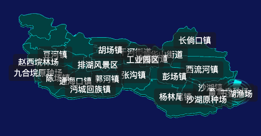 threejs仙桃市geoJson地图3d地图CSS2D外加旋转棱锥