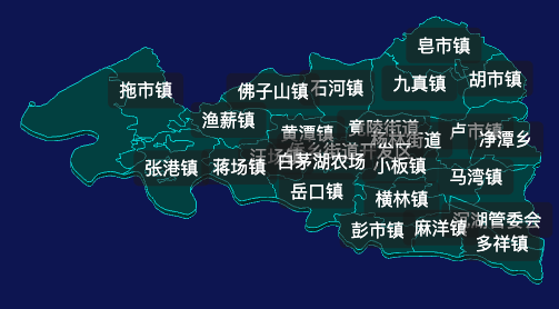 threejs天门市geoJson地图3d地图css2d标签