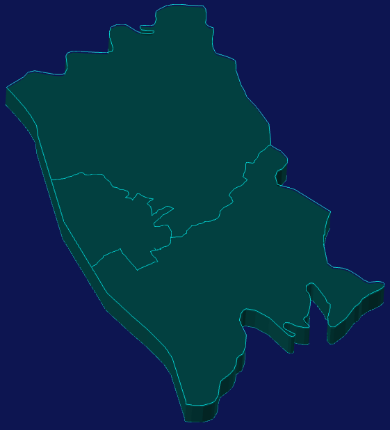 threejs宜昌市猇亭区geoJson地图3d地图