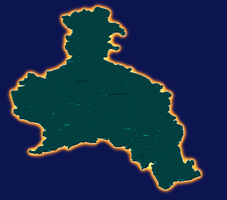 threejs宜昌市夷陵区geoJson地图3d地图添加金色效果